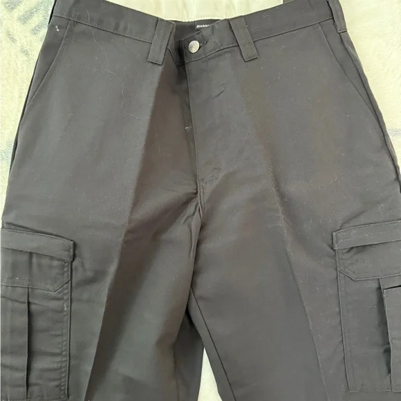 Dickies Men's Black Cargo Pants size 34/30 - Picture 1 of 6